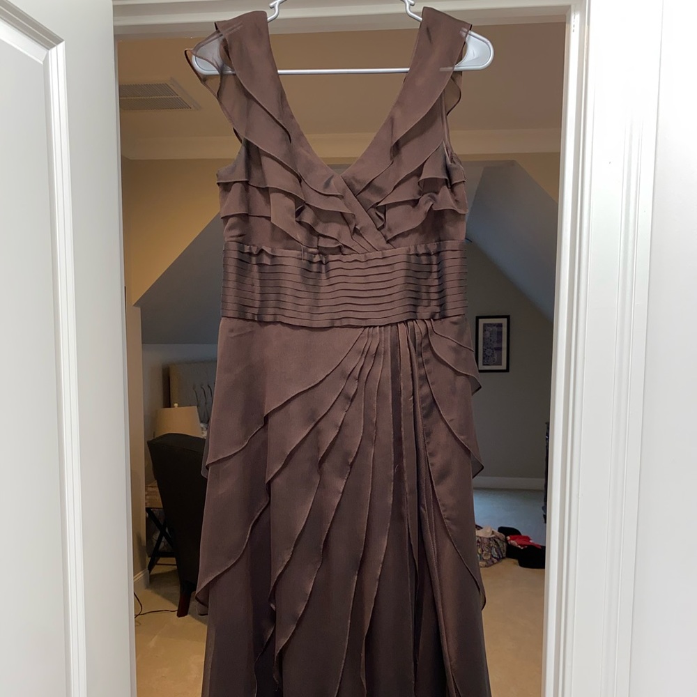 Long Adrianna Papell formal gown